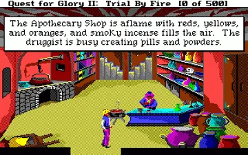 Quest for Glory II - Trial by Fire_Disk1 screen shot game playing